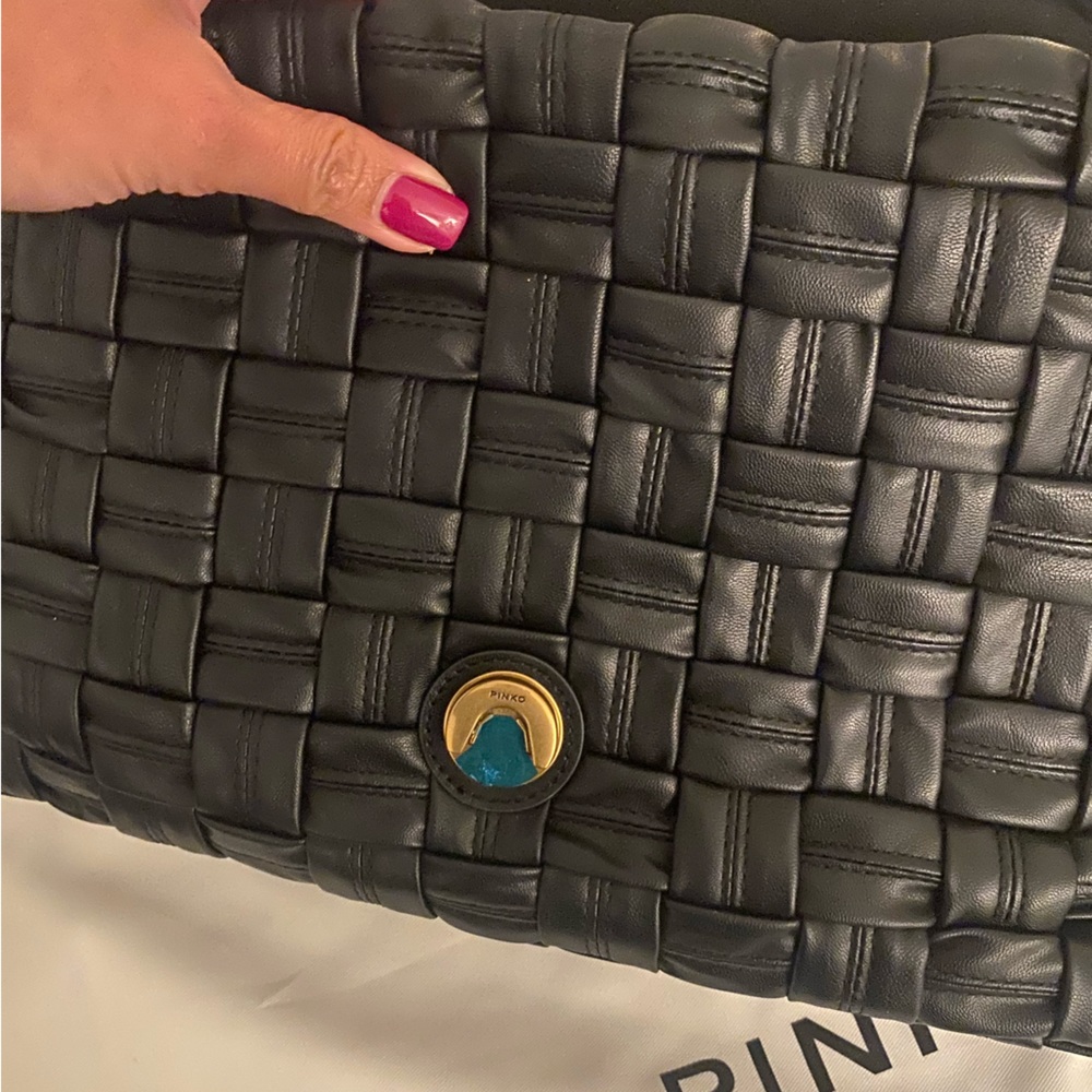 Pinko large love weave bag - Picture 3 of 7
